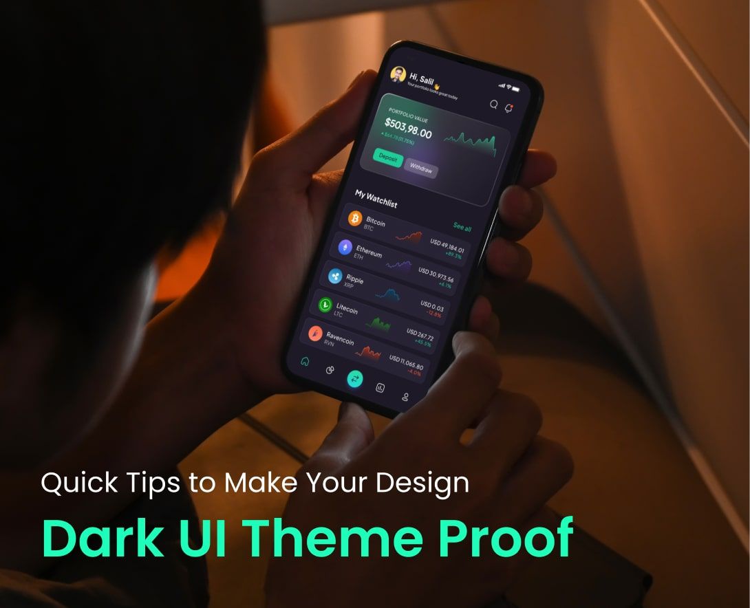 Quick Tips to Make Your Design Dark UI Theme Proof