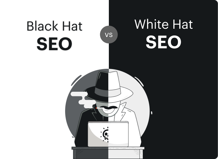 Black hat SEO vs White hat SEO