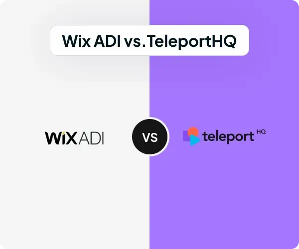 Wix ADI vs. TeleportHQ: Explore A Detailed Comparison 